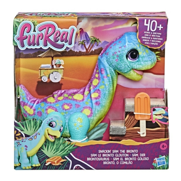 NIB FurReal Friends Snackin' Sam the Bronto - Picture 3 of 5